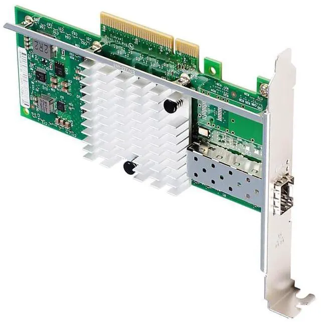 Alt view image 7 of 7 - PCIe2.0 x8 to 1Port SFP+ Network Card 10G Fiber Module Adapter X520-DA1 Support X8 X16