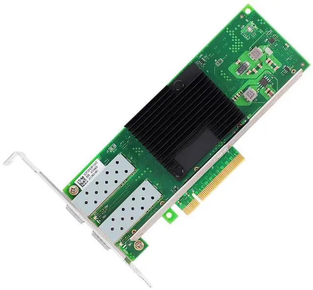Main image of PCIe3.0 X8 to 2Ports SFP+ Network Card 10G Fiber Module Adapter X710-DA2 Support X8 X16