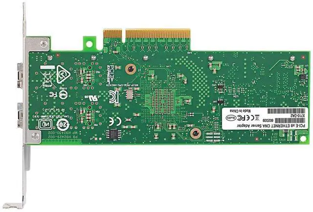 Alt view image 5 of 6 - PCIe3.0 X8 to 2Ports SFP+ Network Card 10G Fiber Module Adapter X710-DA2 Support X8 X16