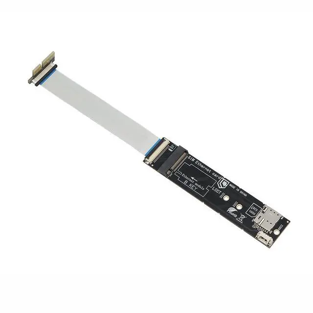 Alt view image 6 of 7 - PCI-E x1 to M.2 B-Key Adapter Card with SIM Card Slot Supports PCIe & USB Signal No Driver Required Compatible with 30x42 30x52mm Modules