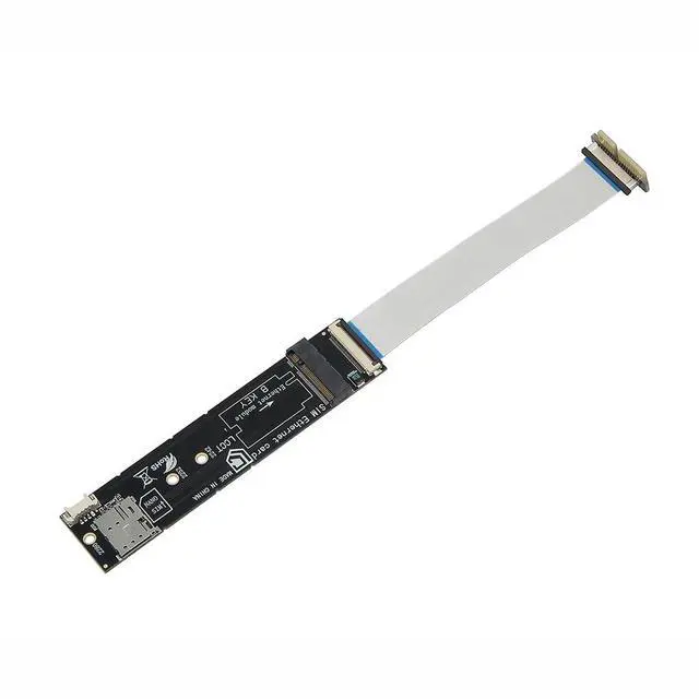Alt view image 7 of 7 - PCI-E x1 to M.2 B-Key Adapter Card with SIM Card Slot Supports PCIe & USB Signal No Driver Required Compatible with 30x42 30x52mm Modules