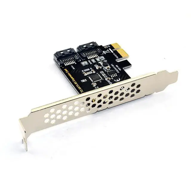 Alt view image 3 of 7 - Desktop Expansion Card pci-e to SATA 3.0 Adapter Card 6G for IPFS Hard Disk Expansion
