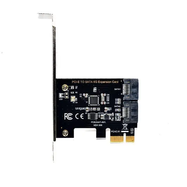 Alt view image 7 of 7 - Desktop Expansion Card pci-e to SATA 3.0 Adapter Card 6G for IPFS Hard Disk Expansion