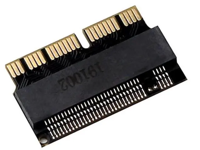 Alt view image 6 of 7 - M.2 NGFF Adapter NVMe PCI-E x4 M2 to SSD Compatible with A-pple Laptop,Mac-Book Air Pro 2013 2014 2015 A1465 A1466 A1502 A1398 (2Pcs)