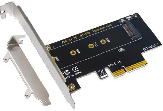 Main image of M2 NGFF M Key B-Key SSD Adapter Card M.2 to PCI-E 3.0 X4 High Speed Expansion Card 1/2/4 Bay SATA Adapter for 2230-22110 SSD Conversion Card (EM2-5001)