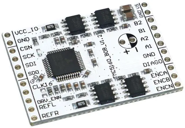 Main image of Integrated Stepper Motor Driver Module with Incremental Encoder Input and Left/Right Limit Switch Input Support SPI and UART Communication