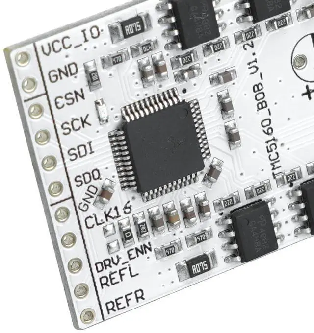 Alt view image 3 of 7 - Integrated Stepper Motor Driver Module with Incremental Encoder Input and Left/Right Limit Switch Input Support SPI and UART Communication