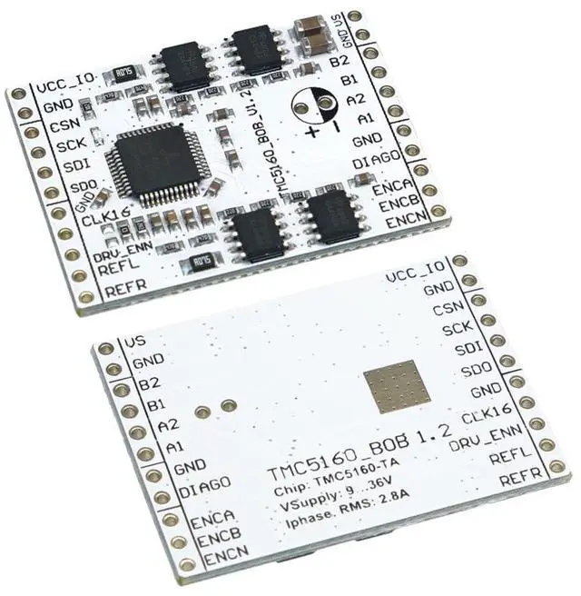 Alt view image 2 of 7 - Integrated Stepper Motor Driver Module with Incremental Encoder Input and Left/Right Limit Switch Input Support SPI and UART Communication