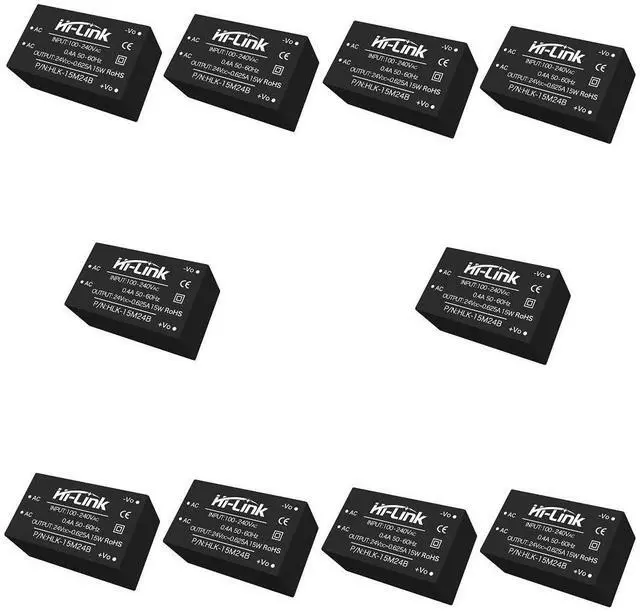 Main image of HLK-15W 220V AC-DC Step-Down Isolated Power Module Low Power Consumption Low Noise for Medical, Industrial Control (HLK-15M24B,10Pcs)