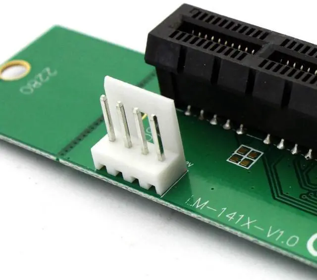 Alt view image 4 of 7 - LM-141X-V1.0 Drive M.2 Key-M NGFF to PCI-E 4X Adapter Converter Card M2 to PCI-E X4 Adapter Card for Desktop PC