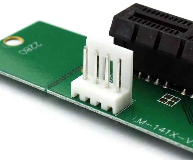 Alt view image 3 of 7 - LM-141X-V1.0 Drive M.2 Key-M NGFF to PCI-E 4X Adapter Converter Card M2 to PCI-E X4 Adapter Card for Desktop PC