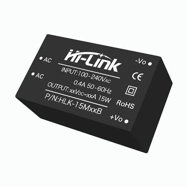 Alt view image 3 of 7 - HLK-15W 220V AC-DC Step-Down Isolated Power Module Low Power Consumption Low Noise for Medical, Industrial Control (HLK-15M09B,5Pcs)