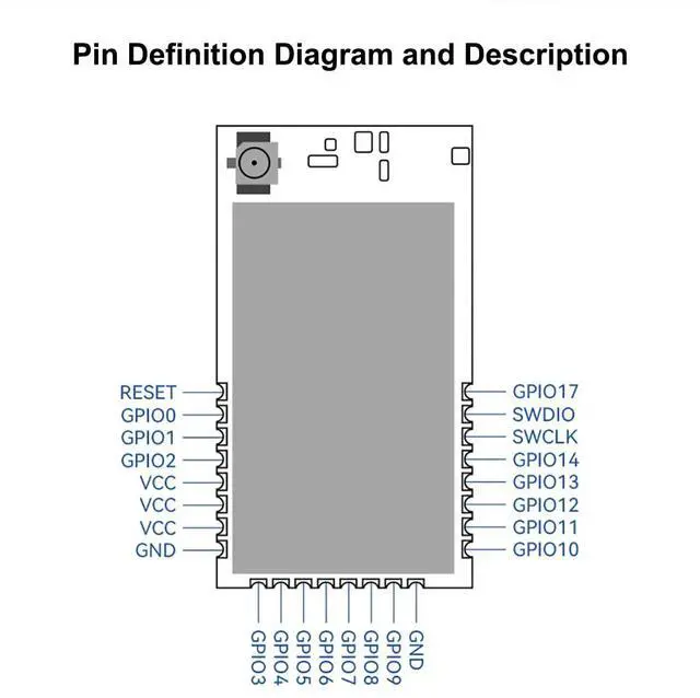 Alt view image 5 of 7 - MK8000PA+LNA 300m Distance Ranging Module Omnidirectional TOF Positioning Electronic Fence Elevator Floor Measurement Sensor High-Power (with Antenna)