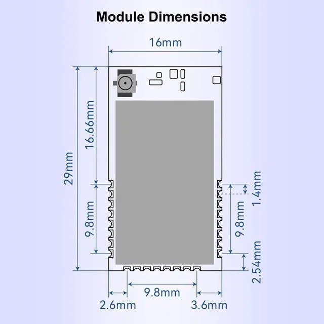 Alt view image 7 of 7 - MK8000PA+LNA 300m Distance Ranging Module Omnidirectional TOF Positioning Electronic Fence Elevator Floor Measurement Sensor High-Power (with Antenna)