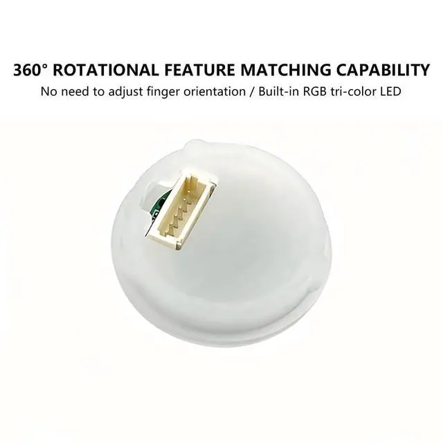 Alt view image 3 of 4 - HK-ZW3020 Finger Print Identification Module Touch Finger Detection Capacitive Semiconductor Sensor with TTL Serial Port (Single Module)