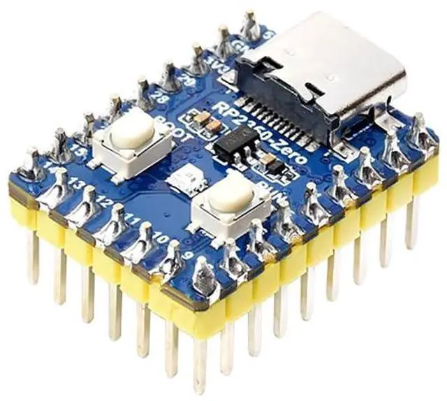 Main image of RP2350-Zero Mini Development Board Built-in Temperature Sensor Compatible with Raspberry Pi Dual-Core Dual-Architecture Microcontroller (RP2350-Zero-Soldered)