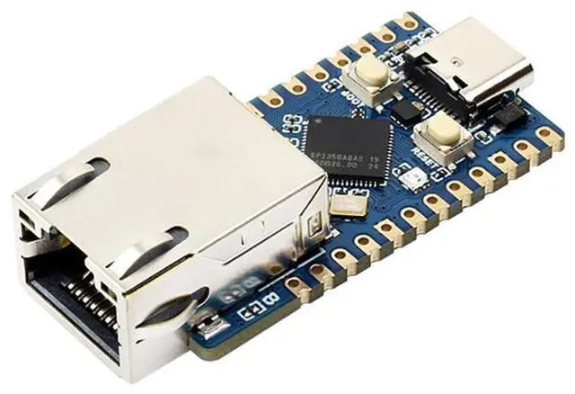 Main image of RP2350-ETH Dual-Core Ethernet Module Development Board with USB-C Port Compatible with Raspberry Pi Microcontroller