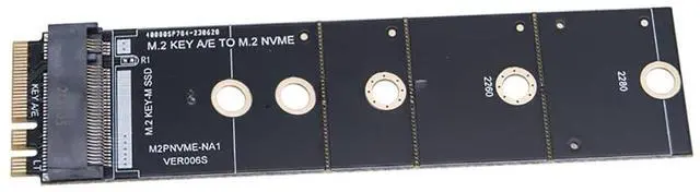 Main image of M2 Key A/E to M.2 NVME-Compatible Expansion Card WiFi Interface to M.2 SSD Converter Adapter