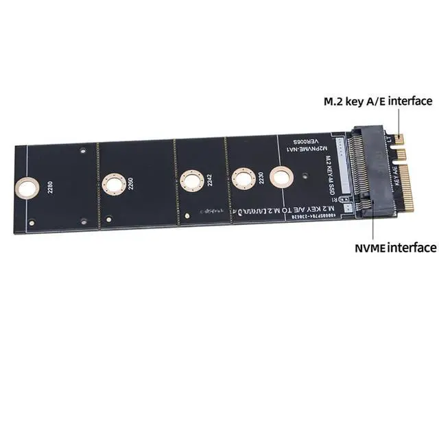 Alt view image 3 of 5 - M2 Key A/E to M.2 NVME-Compatible Expansion Card WiFi Interface to M.2 SSD Converter Adapter