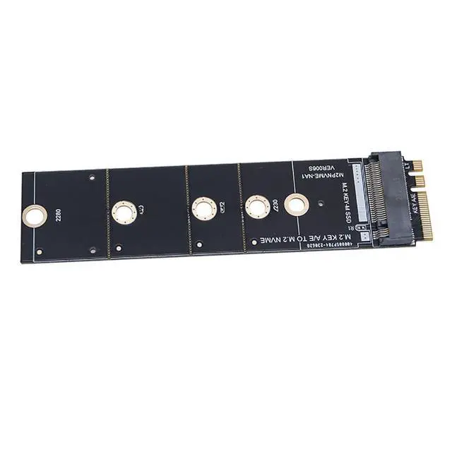 Alt view image 5 of 5 - M2 Key A/E to M.2 NVME-Compatible Expansion Card WiFi Interface to M.2 SSD Converter Adapter