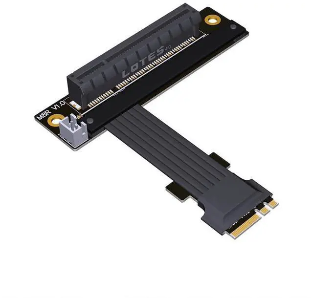 Main image of PCI-E X8 to M.2 NGFF Key A.E WiFi Interface Extension Cable PCIe4.0x1 Gen4 16G/BPS for PCI Express 8X SSD (M58JR,25CM)