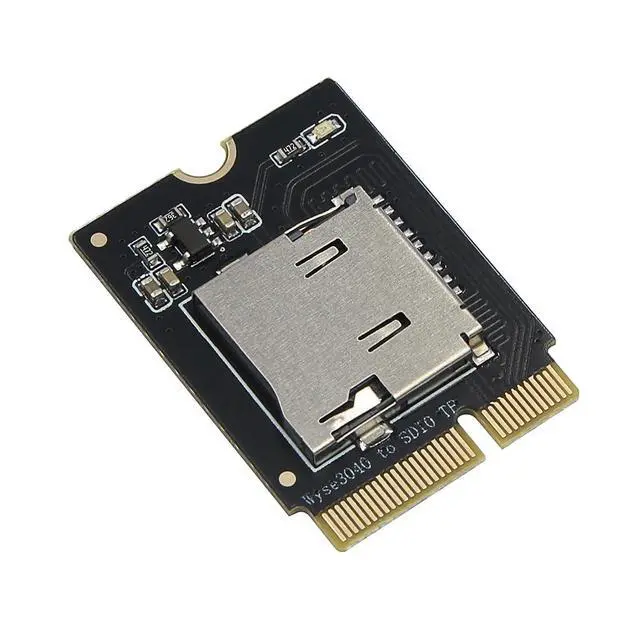 Alt view image 4 of 7 - NGFF E Key to TF Card Adapter, SDIO Protocol MicroSD Card Reader Converter Board (Not for PCIe/NVMe) with Overcurrent Protection & Trace-Equalized Design Compatible with Wyse 3040 Thin Client