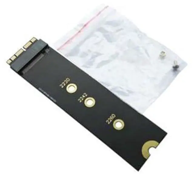 Main image of M.2 PCIe MKey 2280 SSD to Original Hard Drive Converter Compatible with MacBook Air A1465, A1466 PRO A1398, A1502 (Long,1Piece)