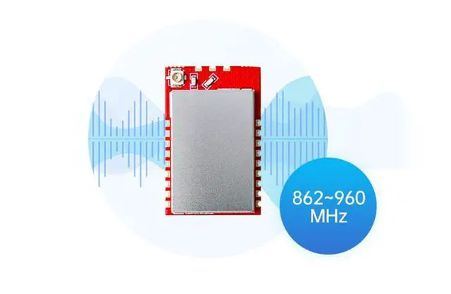 Alt view image 5 of 7 - 1W High Power SX1262PA+LNA LoRa Module 868MHz High Sensitivity Wireless Communication Module with SPI Interface (Module Only)