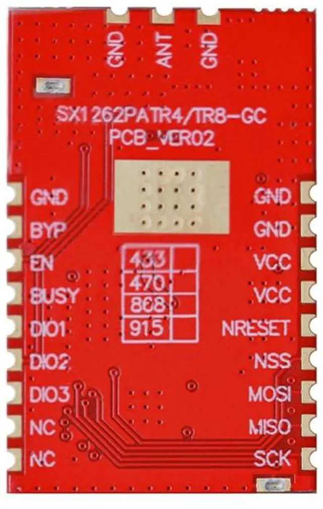 Main image of 1W High Power SX1262PA+LNA LoRa Module 868MHz High Sensitivity Wireless Communication Module with SPI Interface (Module Only)