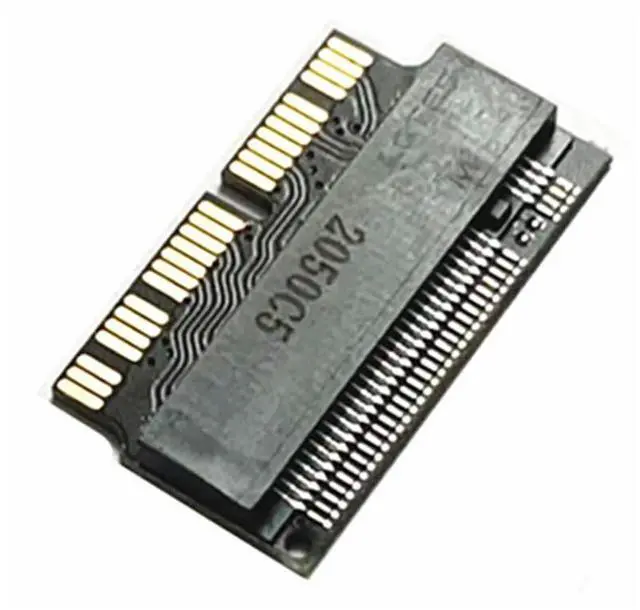 Alt view image 2 of 6 - M.2 PCIe MKey 2280 SSD to Original Hard Drive Converter Compatible with MacBook Air A1465, A1466 PRO A1398, A1502 (Short,5Pcs)