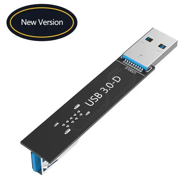 Alt view image 7 of 7 - USB 3.0 9Pin Adapter Card Male to Female Extension Card Backward Compatible with USB 2.0/1.1 (Type D)