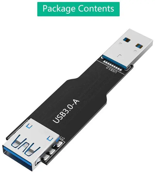 Alt view image 6 of 7 - USB 3.0 9Pin Adapter Card Male to Female Extension Card Backward Compatible with USB 2.0/1.1 (Type A)