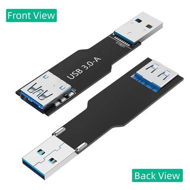 Alt view image 4 of 7 - USB 3.0 9Pin Adapter Card Male to Female Extension Card Backward Compatible with USB 2.0/1.1 (Type A)