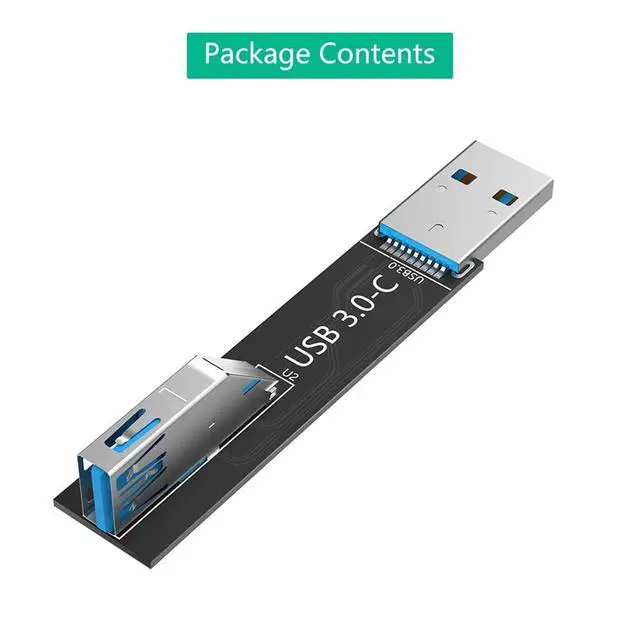 Alt view image 6 of 7 - USB 3.0 9Pin Adapter Card Male to Female Extension Card Backward Compatible with USB 2.0/1.1 (Type C)