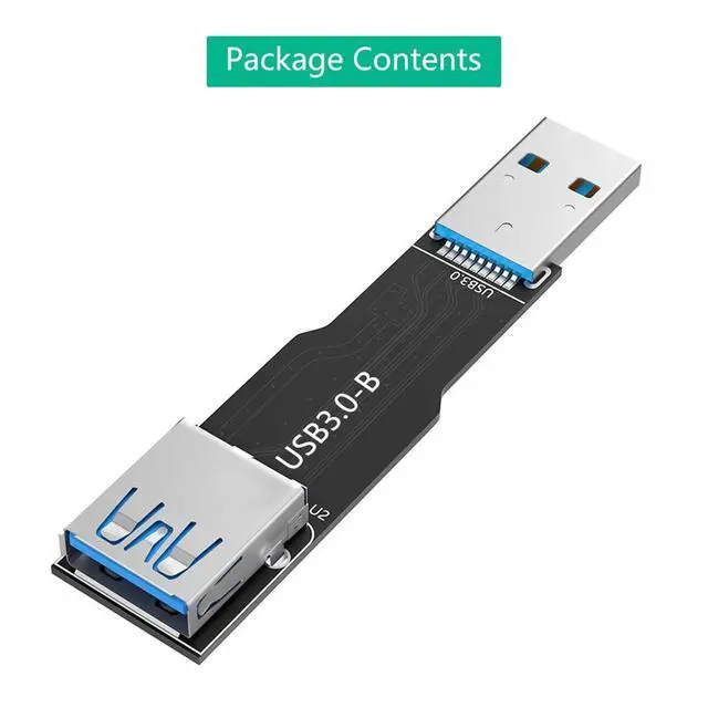 Alt view image 7 of 7 - USB 3.0 9Pin Adapter Card Male to Female Extension Card Backward Compatible with USB 2.0/1.1 (Type B)