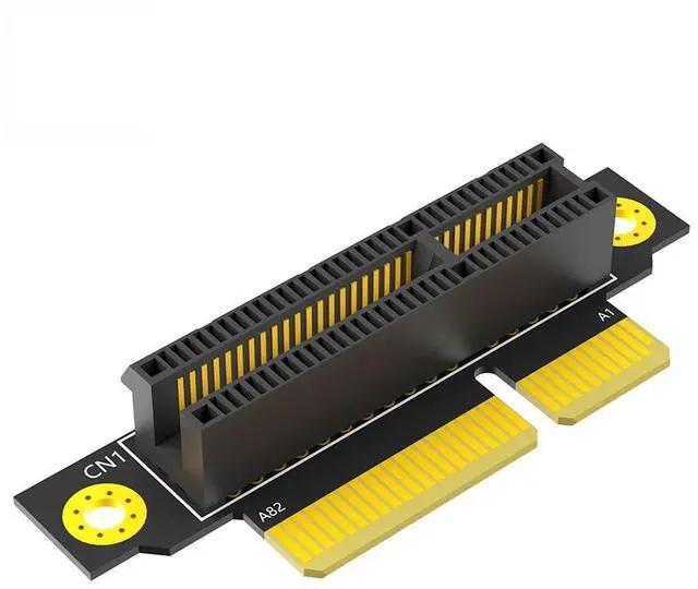 Main image of PCI-e 3.0 90° Reverse Male to Female Riser Card Extension Adapter for 1U 2U Server (20mm for 1U,4X)
