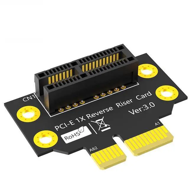 Main image of PCI-e 3.0 90° Reverse Male to Female Riser Card Extension Adapter for 1U 2U Server (32mm for 2U,1X)