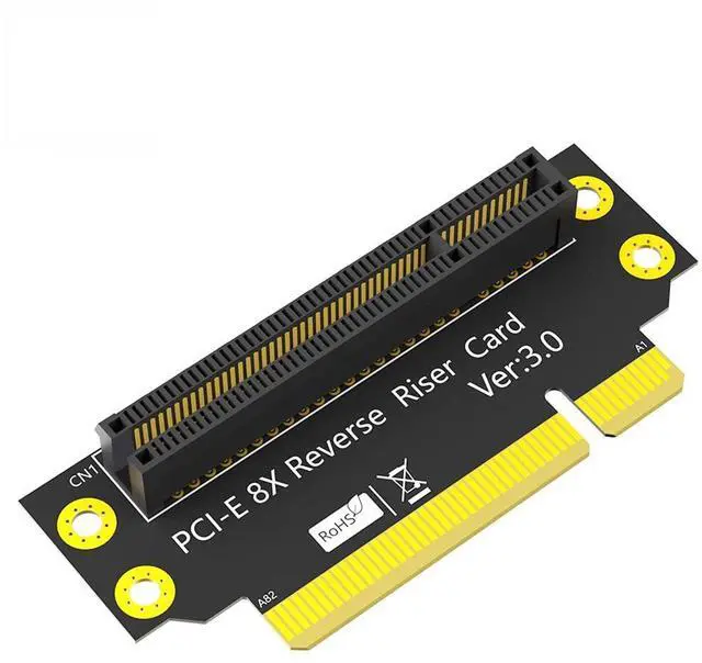 Main image of PCI-e 3.0 90° Reverse Male to Female Riser Card Extension Adapter for 1U 2U Server (32mm for 2U,8X)