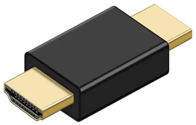 Main image of HD Adapter 4K/8K Compatible with HDMI 2Pack Female Male to Female Fully Shielded HD Connector (M to M Straight Head 4K)
