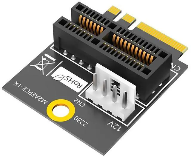 Main image of PCI-E 1X to 2230 M.2 NGFF A/A+E/E Key Adapter Card Converter Compatible with Windows XP/7/8/10 Wince & Linux (NGFF 2230)