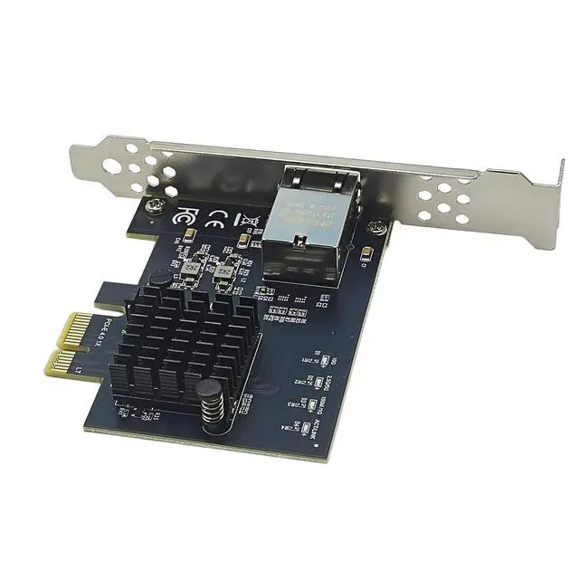 Alt view image 4 of 7 - PCIe to RJ45 Server Adapter 10Gbps (PCIe4.0 1X) | PCIe to RJ45 Server Adapter 10Gbps Ethernet Network Card Gen3/Gen4 for Desktop Server (PCIe4.0 1X)
