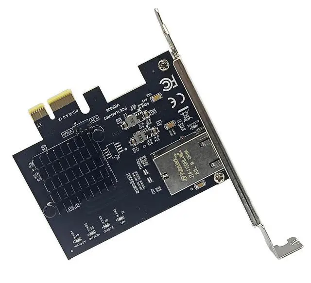Alt view image 7 of 7 - PCIe to RJ45 Server Adapter 10Gbps (PCIe4.0 1X) | PCIe to RJ45 Server Adapter 10Gbps Ethernet Network Card Gen3/Gen4 for Desktop Server (PCIe4.0 1X)