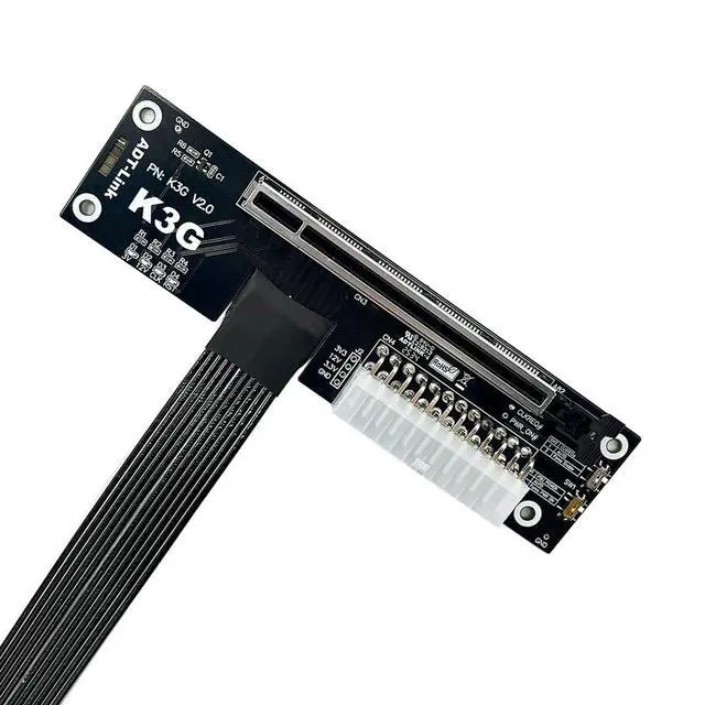 Alt view image 3 of 7 - ADT-K23MG-BK7 PCIe 5.0 x4 to X16 GPU External Adapter Card Support Notebook ITX/STX NUC and GPU After 2015 with PCIe x4 Interface (25CM)