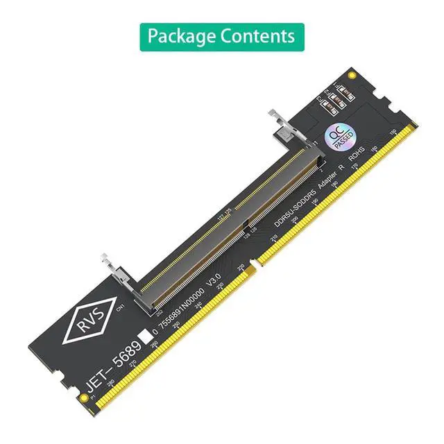 Alt view image 7 of 7 - Laptop RAM DDR5 / SO DDR 4 to Desktop SO DDR5 U-DIMM /DDR4 Adapter Card Memory Tester Over-Current Protection Design (DDR5 RAM to SO DDR5 U-DIMM)