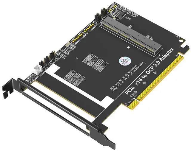 Main image of Updated PCI-E5.0 16x to Gen-Z 4C+ SFF-TA-1002 Adapter Compatible with OCP NIC 3.0 Network Card