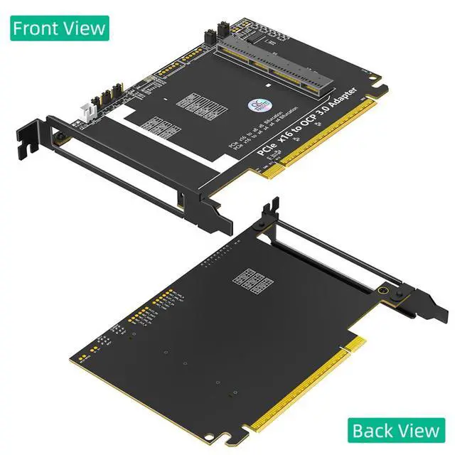 Alt view image 6 of 7 - Updated PCI-E5.0 16x to Gen-Z 4C+ SFF-TA-1002 Adapter Compatible with OCP NIC 3.0 Network Card