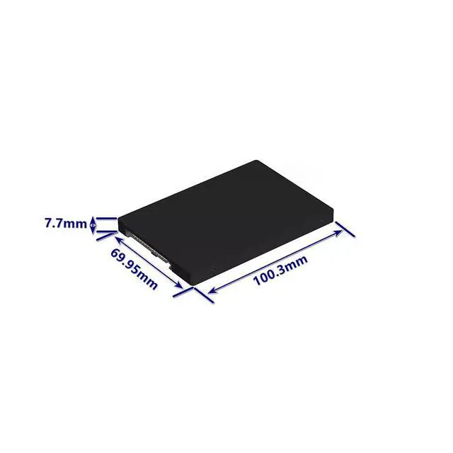 Alt view image 4 of 7 - ADT-R74 R27 M.2 to U.2/U.3/SATA Adapter Hard Drive Enclosure CNC Aluminum Alloy Compatible with NVMe SSD (R74S-04F)