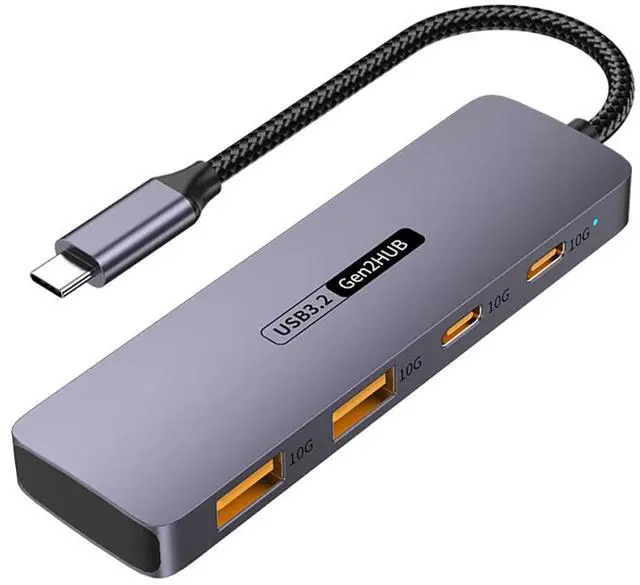 Main image of 10Gbps USB C Splitter Hub 4-Port Expansion USB3.2 High Speed for PC Laptop Phone (2C2A)