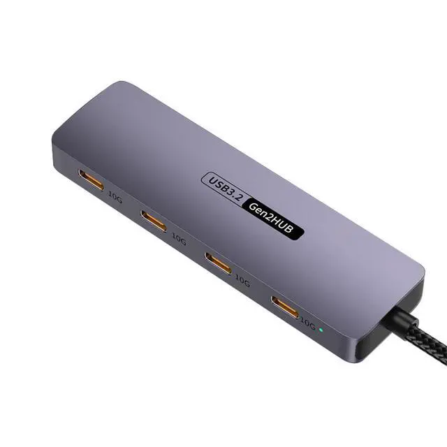 Alt view image 7 of 7 - 10Gbps USB C Splitter Hub 4-Port Expansion USB3.2 High Speed for PC Laptop Phone (2C2A)