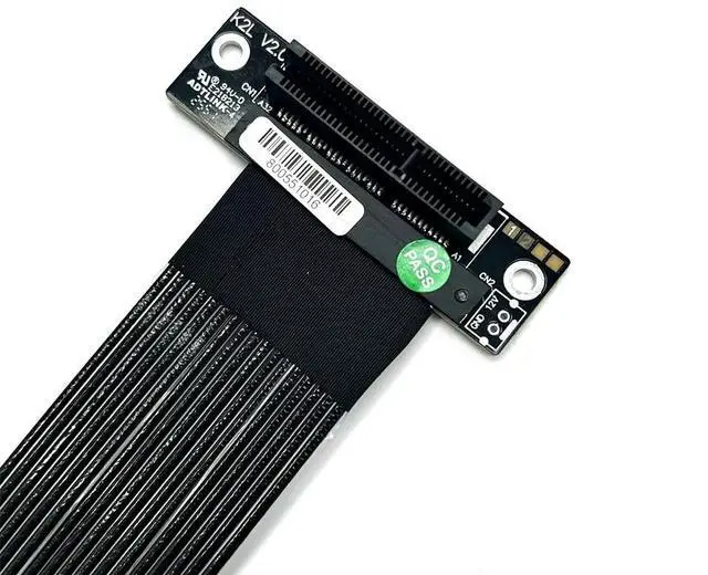 Alt view image 4 of 5 - ADT-K82S PCIE5.0 x4 to x8 Extension Adapter Gen5 128Gbps High Speed Support Network Card, Hard Drive, USB Card (15CM,K82SL-BK)